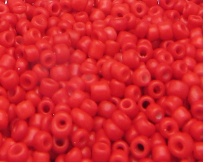 (image for) 11/0 Strawberry Opaque Glass Seed Bead, 1oz. Bag