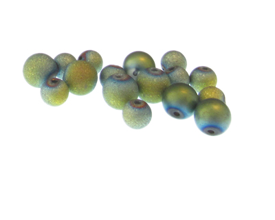 (image for) Approx. 1oz. Blue Druzy-Style Glass Bead Mix