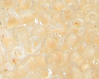 6/0 Cream Ceylon Glass Seed Bead, 1oz. Bag