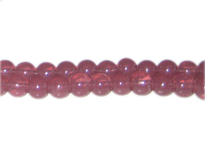 (image for) 8mm Cinnamon Jade-Style Glass Bead, approx. 55 beads - Click Image to Close