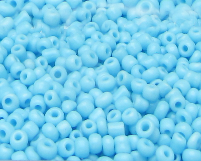 (image for) 11/0 Baby Blue Opaque Glass Seed Bead, 1oz. Bag