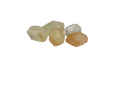 (image for) 14 x 12mm Citrine Gemstone Nugget Bead, 5 beads