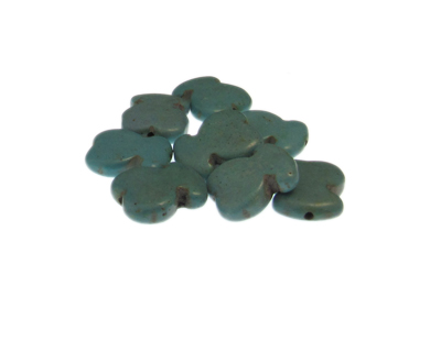 14 x 18mm Dyed Turquoise Fruit Bead, 8 beads 14 x 18mm Dyed Turquoise Fruit Bead, 8 beads