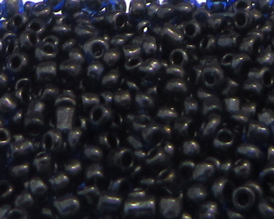 11/0 Dark Blue Transparent Glass Seed Beads, 1oz. bag