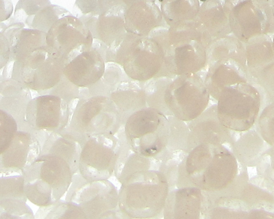 6/0 White Inside-Color Glass Seed Beads, 1oz. bag