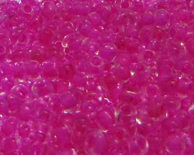 11/0 Fuchsia Inside-Color Glass Seed Beads, 1oz. bag