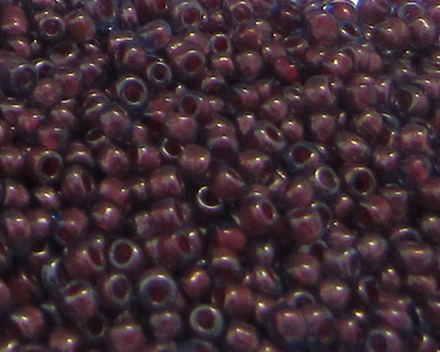 (image for) 11/0 Plum Luster Glass Seed Bead, 1oz. Bag