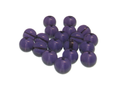 (image for) Approx. 1oz. x 10mm Purple Glass Beads - Click Image to Close