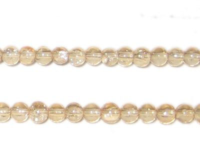 (image for) 4mm Champagne Crackle Glass Bead, approx. 105 beads