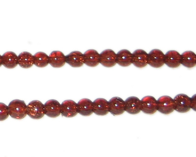 (image for) 4mm Dark Brown Crackle Glass Bead, approx. 105 beads - Click Image to Close