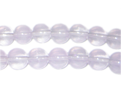 (image for) 10mm Lavendar Jade-Style Glass Bead, approx. 21 beads