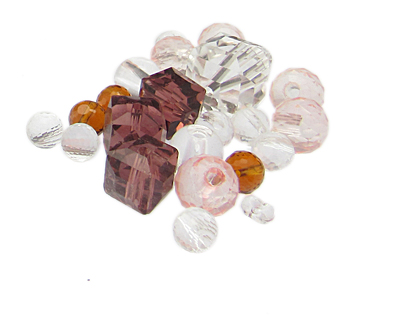 (image for) Approx. 1oz. Farmhouse Chic Designer Glass Bead Mix - Click Image to Close