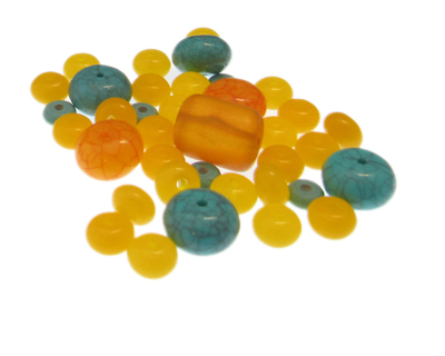 (image for) Approx. 1oz. Texas Acrylic Bead Mix - Click Image to Close