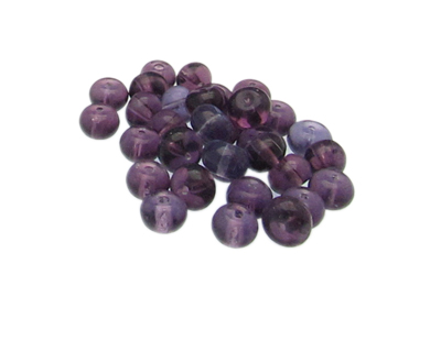 (image for) Approx. 1oz. 8x6mm Crystal Pressed Glass Rondelle Beads