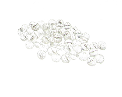 (image for) Approx. 1oz. 6mm Crystal Pressed Glass Beads