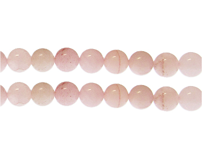 10mm Rose Quartz Gemstone Bead, approx. 19 beads