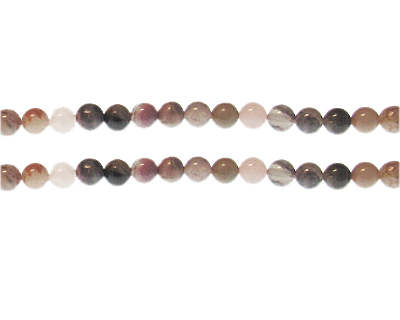 6mm Mixed Gemstone Bead, approx. 32 beads