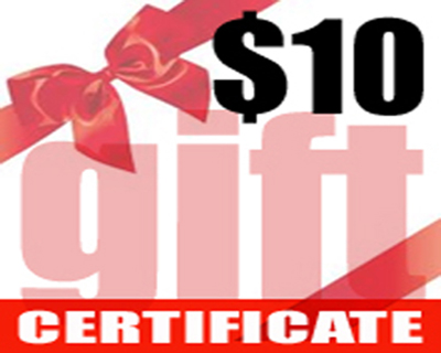 (image for) $10 Gift Certificate