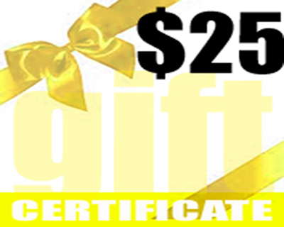 (image for) $25 Gift Certificate