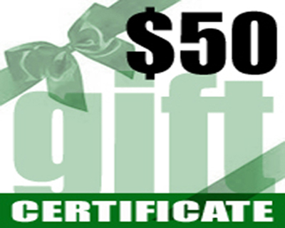 (image for) $50 Gift Certificate