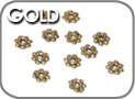 Gold/Copper/Bronze Spacers/Caps