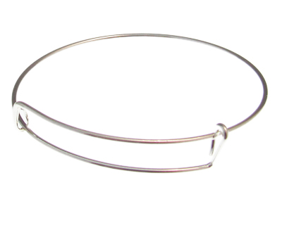 Silver Metal Adjustable Bracelet