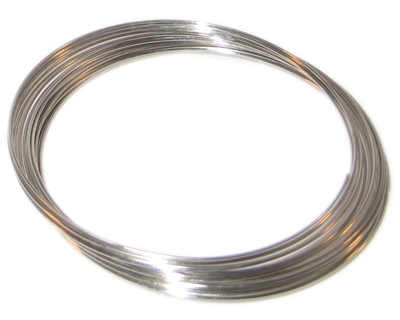 (image for) 1mm Silver Bracelet Memory Wire - 8 Spirals