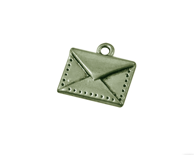 (image for) 14mm Bronze Envelope Pendant / Charm - 4 charms