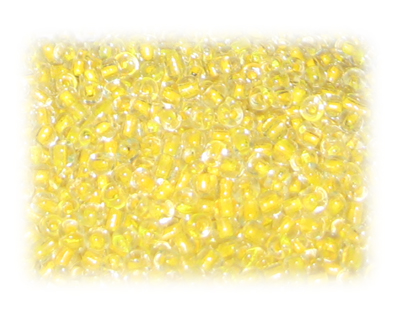 11/0 Neon Orange Inside-Color Glass Seed Beads, 1 oz. bag