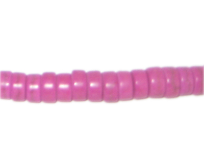 (image for) 8mm Violet Heishi Beads - 3.25" string