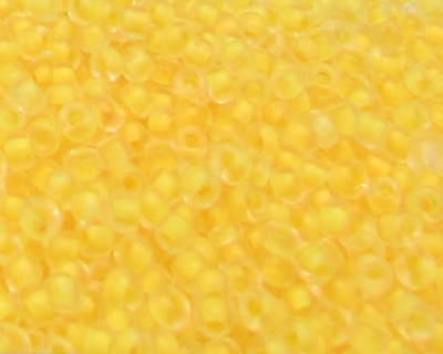 11/0 Bright Yellow Inside-Color Glass Seed Bead, 1oz. Bag