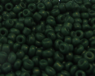 11/0 Green Opaque Glass Seed Bead, 1oz. Bag