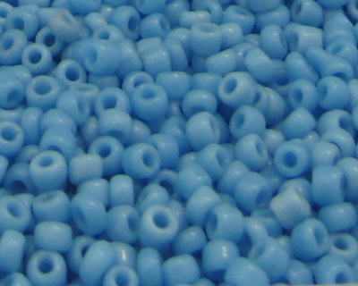 (image for) 11/0 Turquoise Opaque Glass Seed Beads, 1oz. bag
