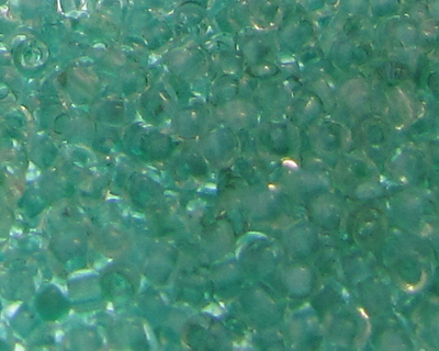 11/0 Aqua Inside-Color Glass Seed Beads, 1oz. bag