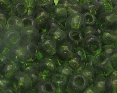 (image for) 6/0 Olive Transparent Glass Seed Bead, 1oz. Bag
