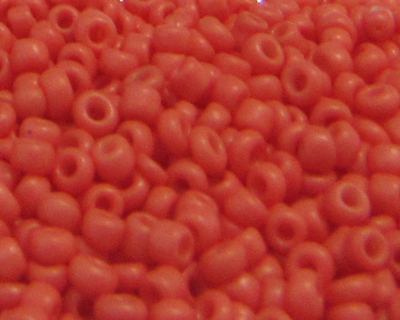 (image for) 11/0 Peach Opaque Glass Seed Beads, 1oz. bag