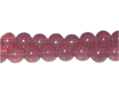 (image for) 10mm Cinnamon Jade-Style Glass Bead, approx. 21 beads