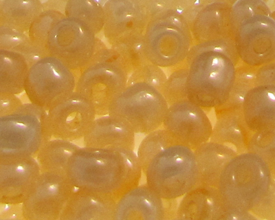 6/0 Champagne Ceylon Glass Seed Beads, 1oz. bag