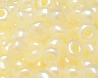 (image for) 6/0 Ivory Ceylon Glass Seed Bead, 1oz. Bag