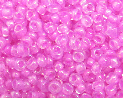 (image for) 11/0 Fuchsia Luster Glass Seed Bead, 1oz. bag - Click Image to Close