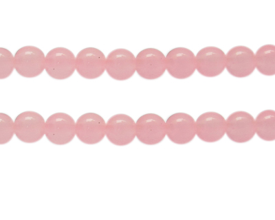 10mm Dahlia Jade-Style Glass Bead, approx. 21 beads