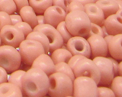 (image for) 6/0 Apricot Opaque Glass Seed Bead, 1oz. Bag - Click Image to Close