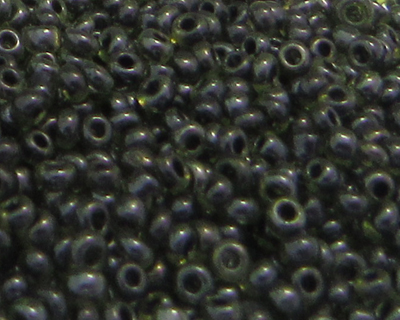 11/0 Forest Green Transparent Glass Seed Beads, 1oz. bag