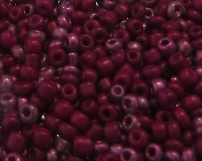 (image for) 11/0 Fuchsia Mix Glass Seed Bead, 1oz. Bag