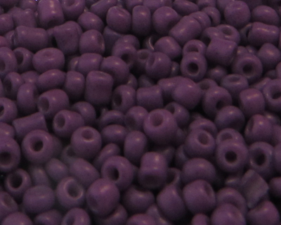 (image for) 11/0 Purple Opaque Glass Seed Bead, 1oz. Bag