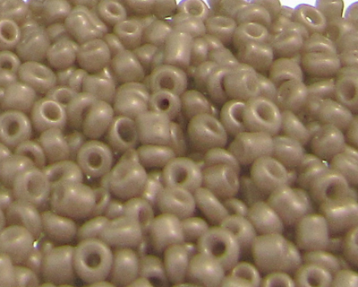 11/0 Pale Silver Ceylon Glass Seed Beads, 1oz. bag
