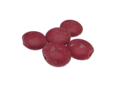 18mm Dark Red Lampwork Glass Bead, 5 beads. Peeling, No Returns! 18mm Dark Red Lampwork Glass Bead, 5 beads. Peeling, No Returns!