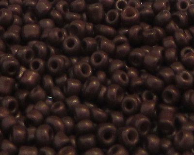 11/0 Brown Opaque Glass Seed Beads, 1oz. bag