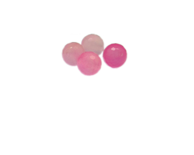 10mm Hot Pink Gemstone Bead, 4 beads