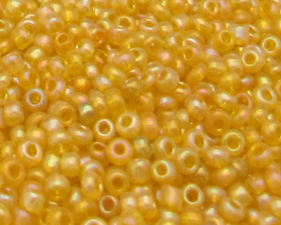 11/0 Yellow Luster Glass Seed Bead, 1oz. Bag